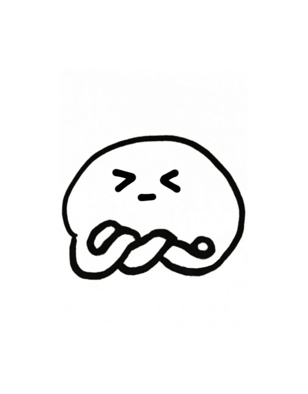 极简手绘表情动物:99可爱小章鱼 极简手绘表情动物:小章鱼