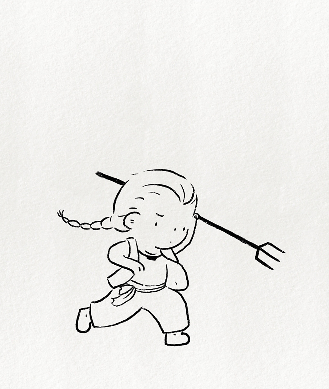 简笔画教程:今天一起开画"少年闰土"吧 简笔画教程 手绘分享 手帐素材