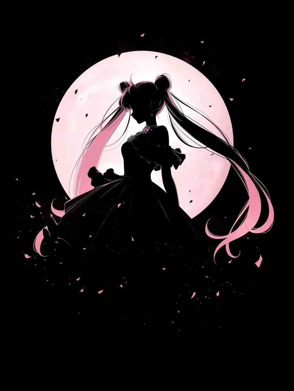 黑色系美少女壁纸! 喜欢的拿走,分享给大家暗夜系列🖤