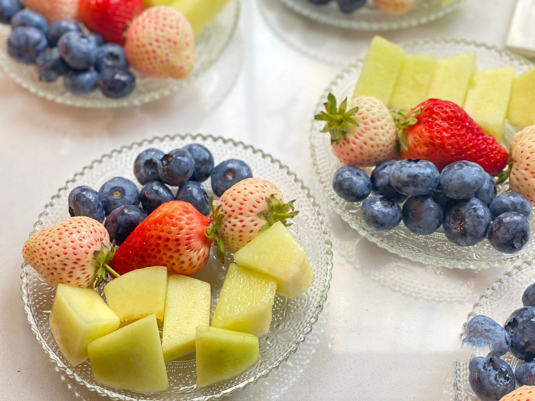 会议接待果盘摆放 公司重要客户接待果盘摆放,蓝莓 草莓真百搭,手残党