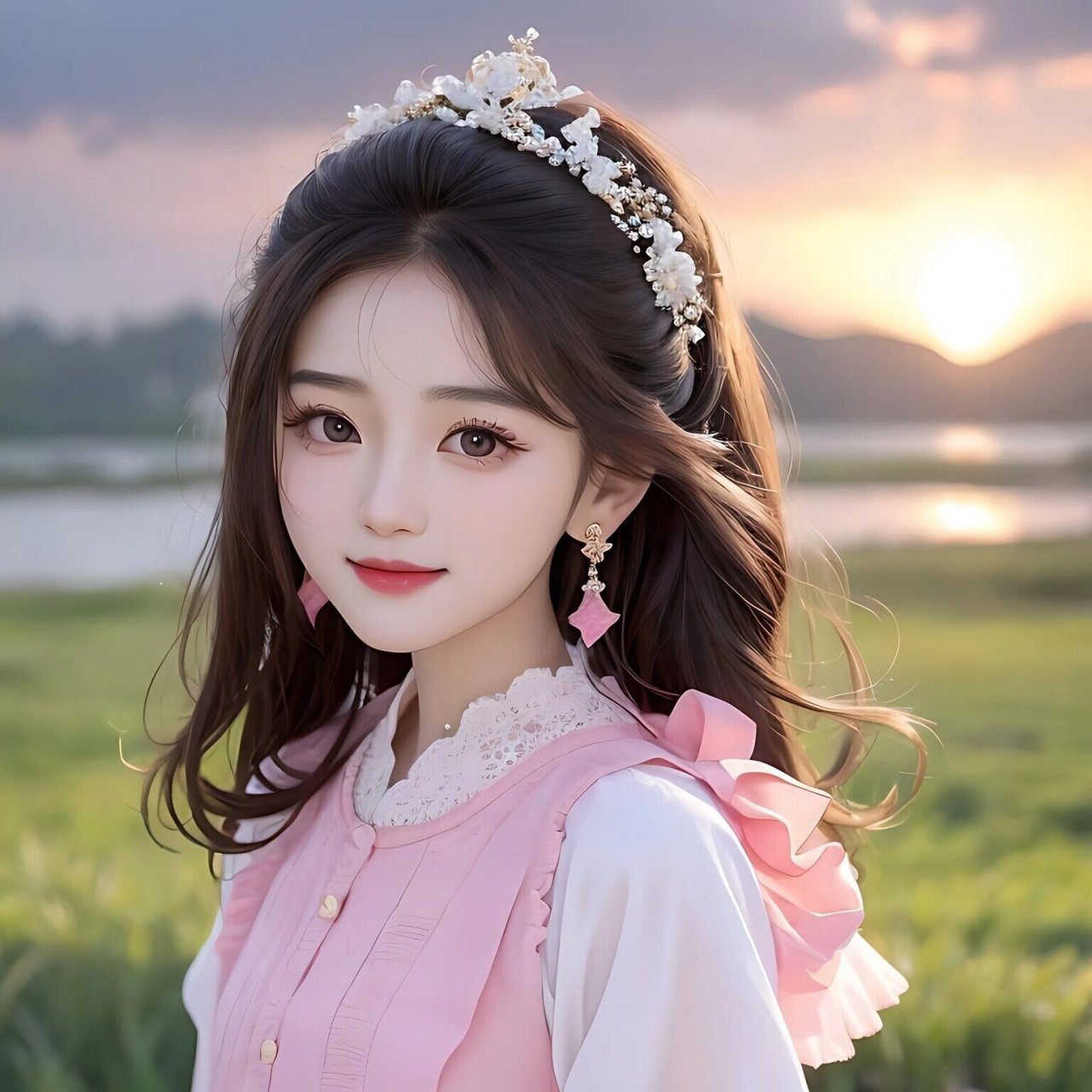 手绘头像卡通可爱女生头像夏季微信头像 可爱女生夏季手绘头像,最近改