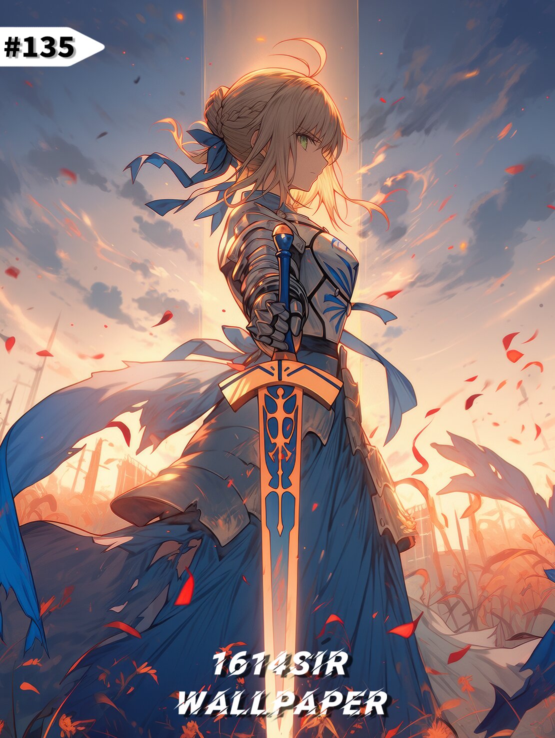 fate壁纸 | saber吾王 | 心之所向剑之