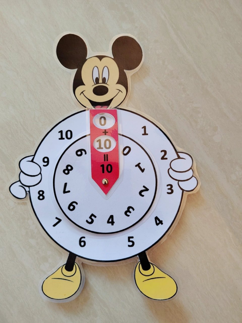 20以内口算转盘 趁着娃上网课,给一年级小朋友 做了个口算转盘也能