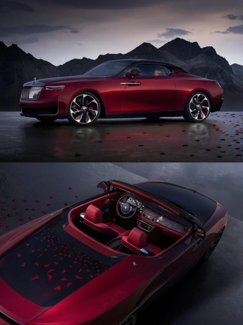 劳斯莱斯drop tail(逐影)两座敞篷跑车 目前仅有4辆定制款,价格据透露