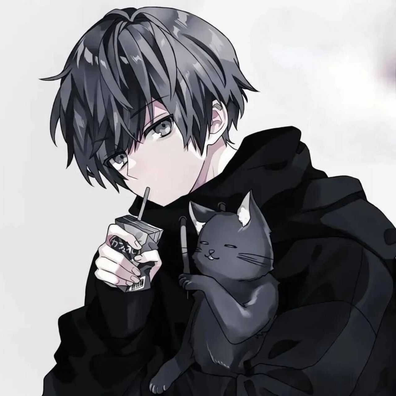 高冷男头带点emo