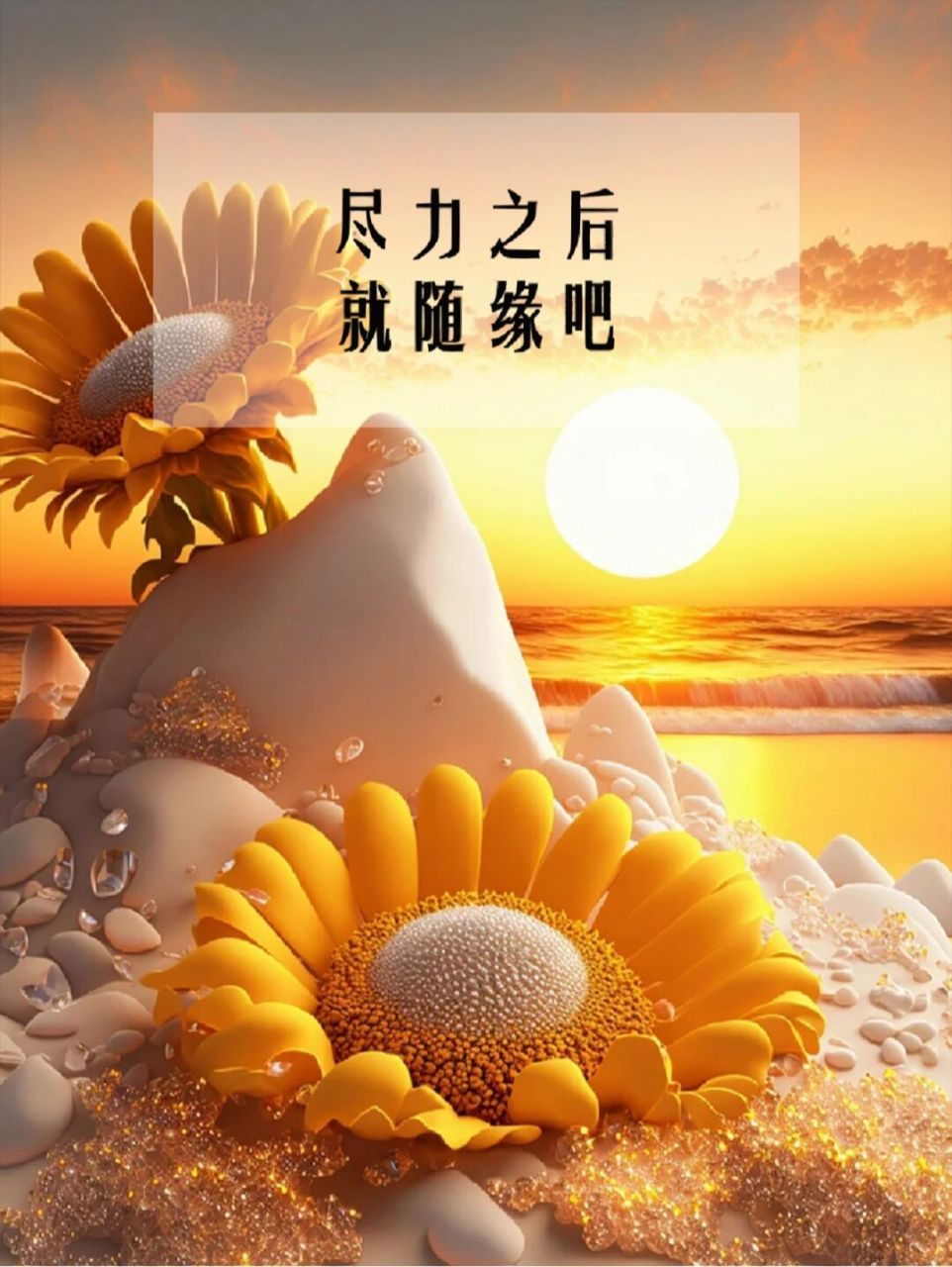 尽力之后,选择随缘吧, 若没有被爱, 请放下执着与不舍, 人的手就那么