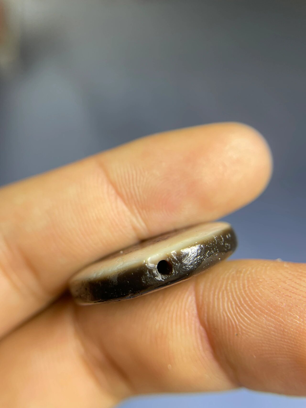 8715顶级羊眼板珠天珠8715 这是一颗非常罕见的