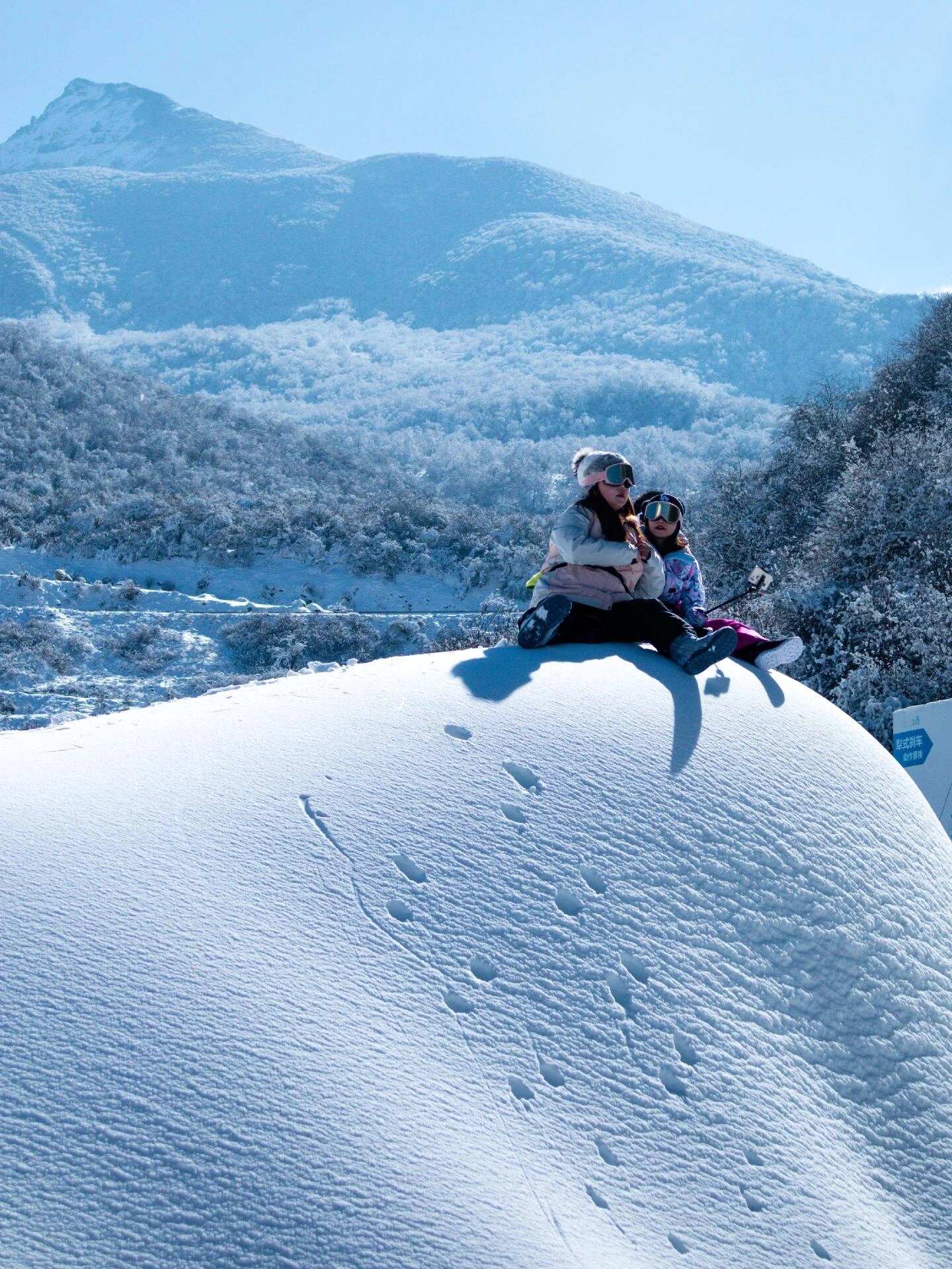 绵阳雪景旅游景点图片