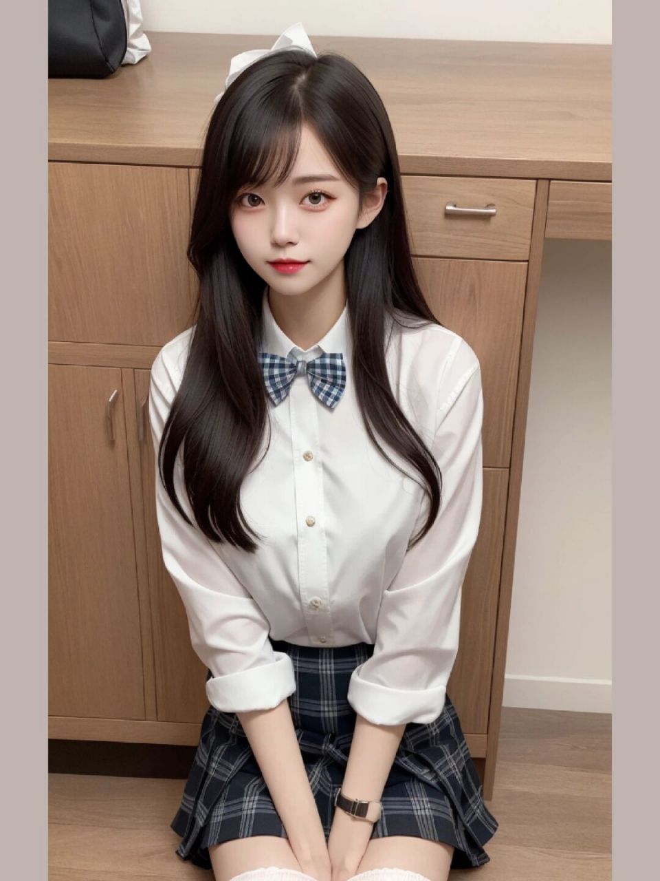 jk# #jk制服# #ai绘画有点东西# #每秒都值得记录# #喜欢这个小姐姐