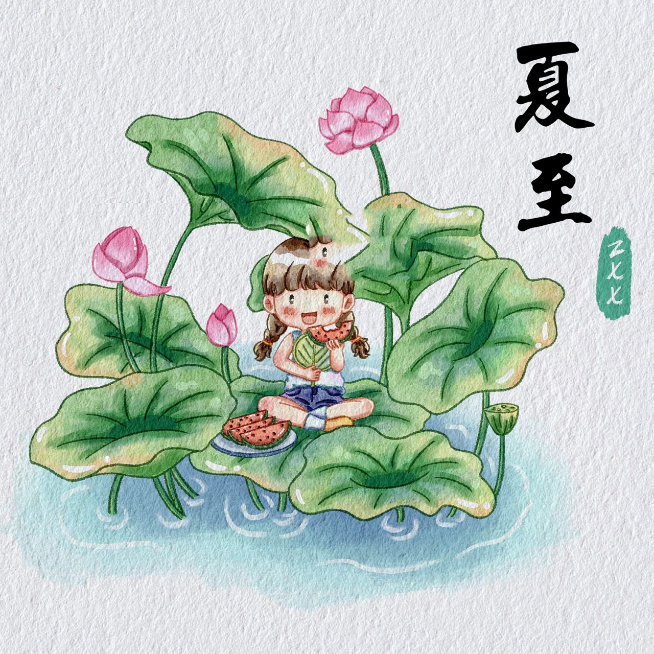 的合集来啦,感觉比起春天要画的跟好一些,颜色也越来越好看了 立夏