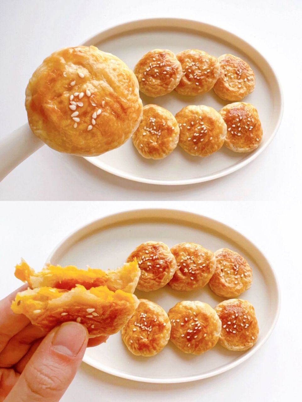 宝宝版红薯酥|简单0失败7515酥到掉渣超好吃 04又来消耗家里的