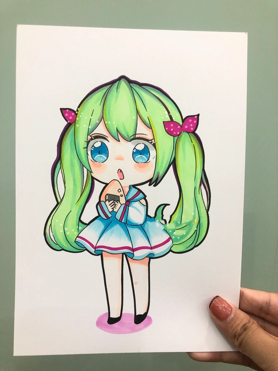 q版|初级动漫女生人物(附步骤图) 动漫|动漫素材|q版动漫|动漫卡通