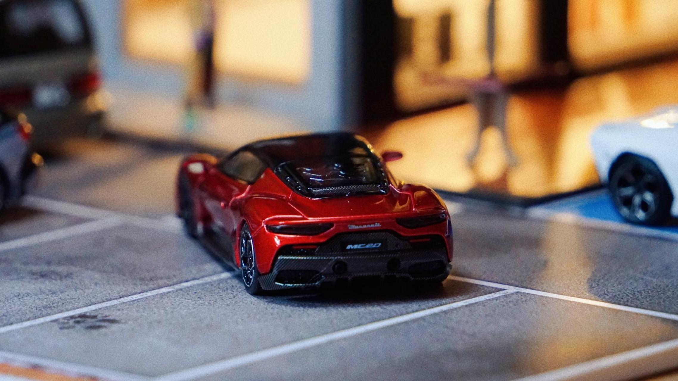 bbr 1:64 玛莎拉蒂 mc20,这个车是我收的第一个玛莎拉蒂,金属红颜色很