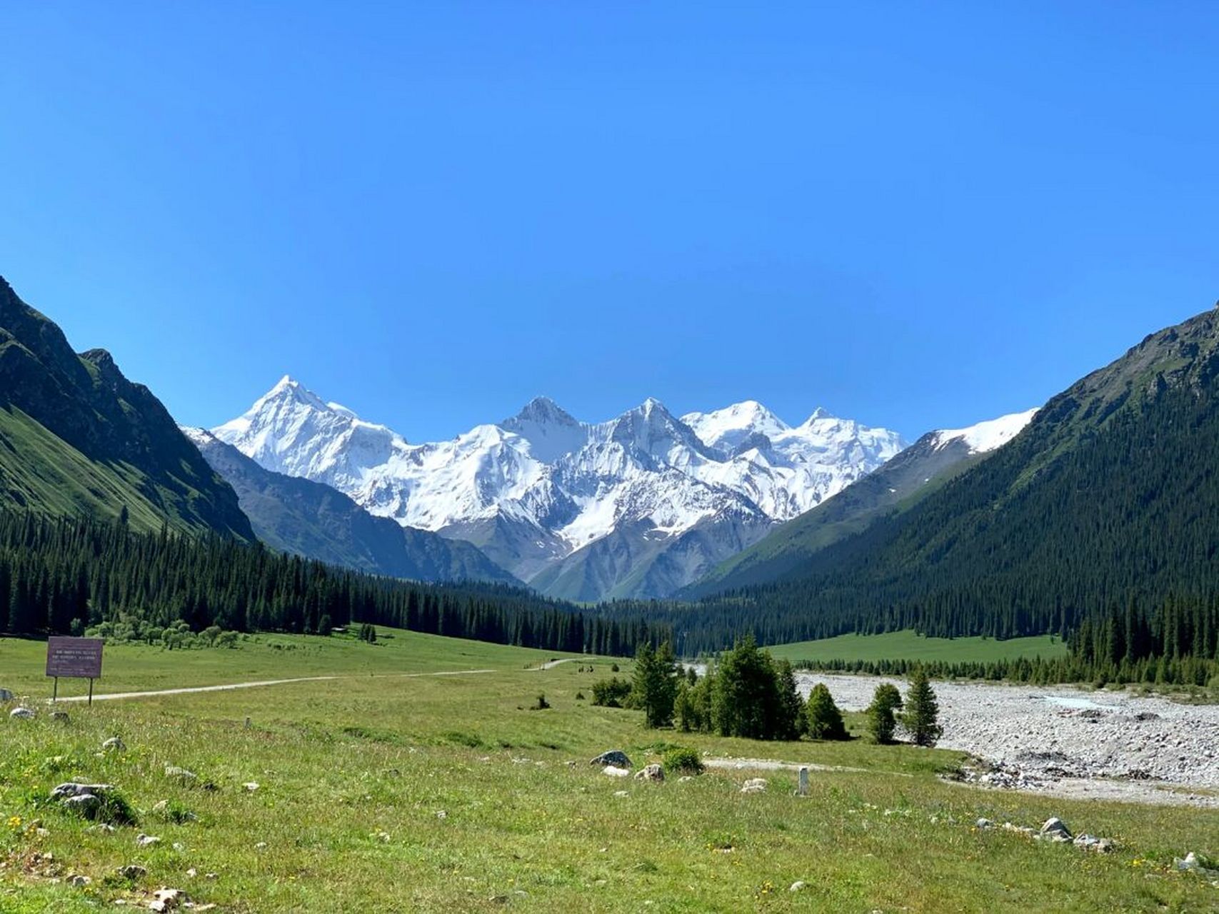 新疆|浅徒步一下夏塔古道 99新疆伊犁州昭苏县夏塔 夏塔古道 玄奘