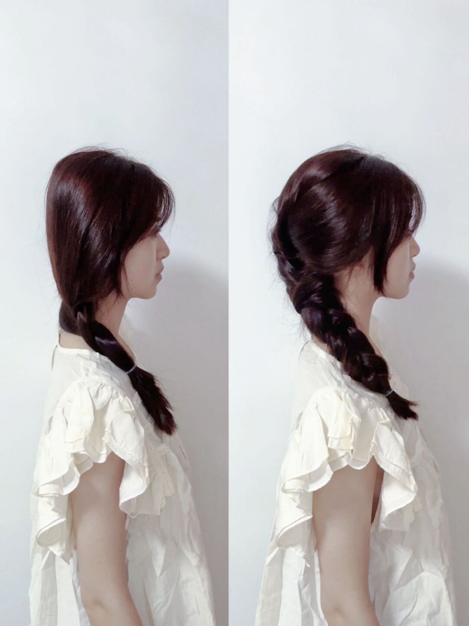 今日发型# #发型# #麻花辫# #侧麻花辫# #发型分享# #夏日清凉发型