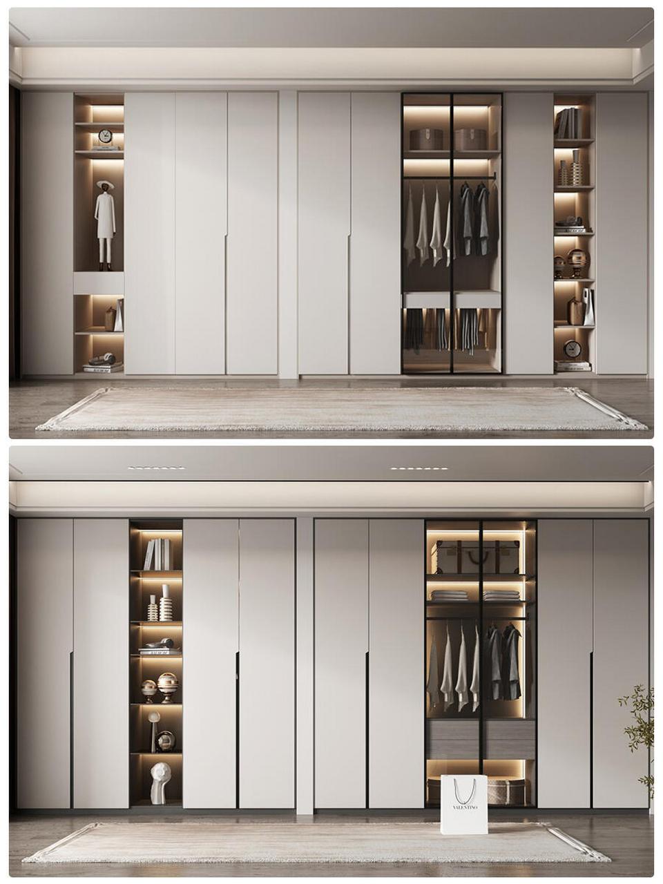 推荐12款简约实用美观精致的卧室衣柜设计 在现代家居设计中,卧室衣柜