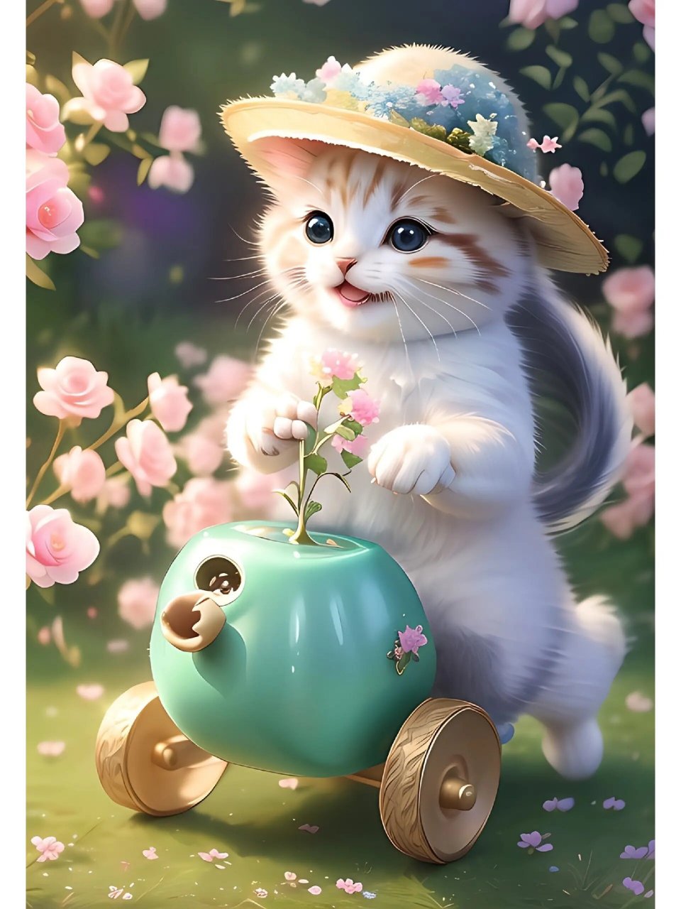 可爱小花猫 喵喵可爱又甜美