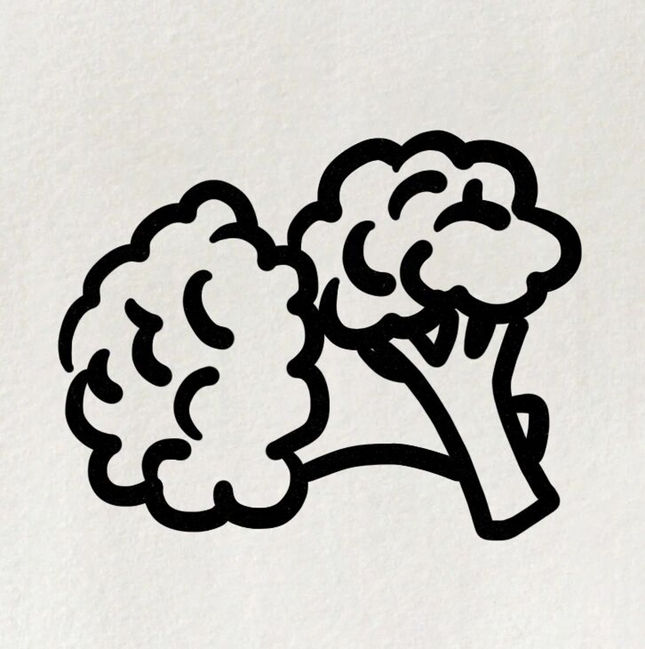 西兰花06的简笔画教程