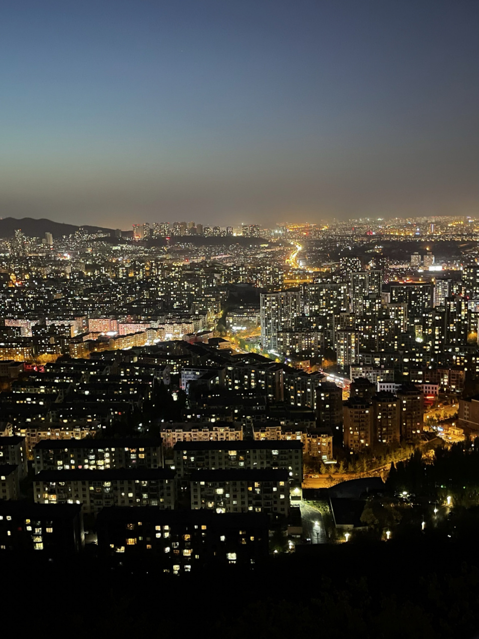 大连金普新区夜景图片