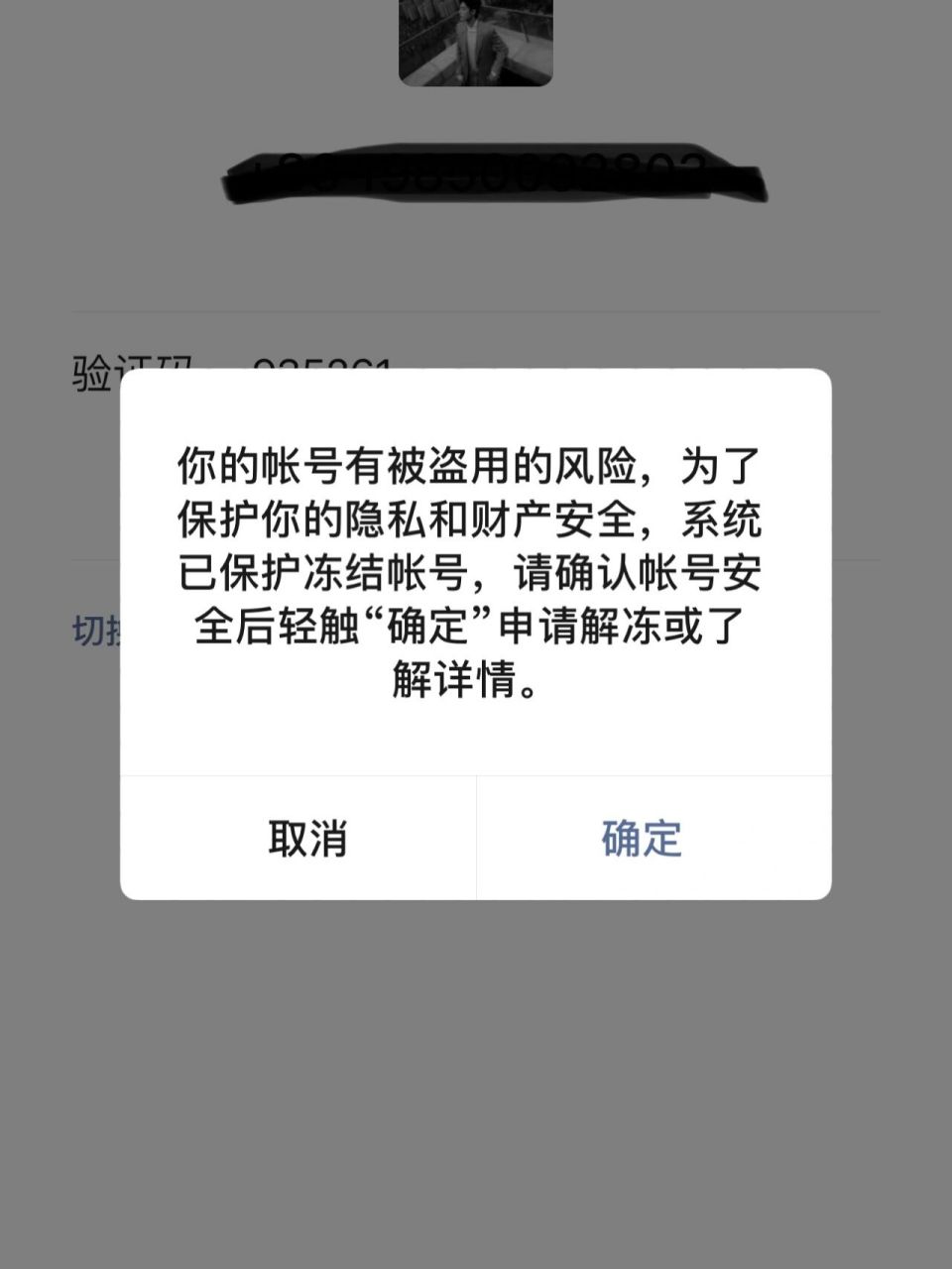 再登就登不上了,显示被冻结,叫我解冻,去解了,还是登不上,打微信客服