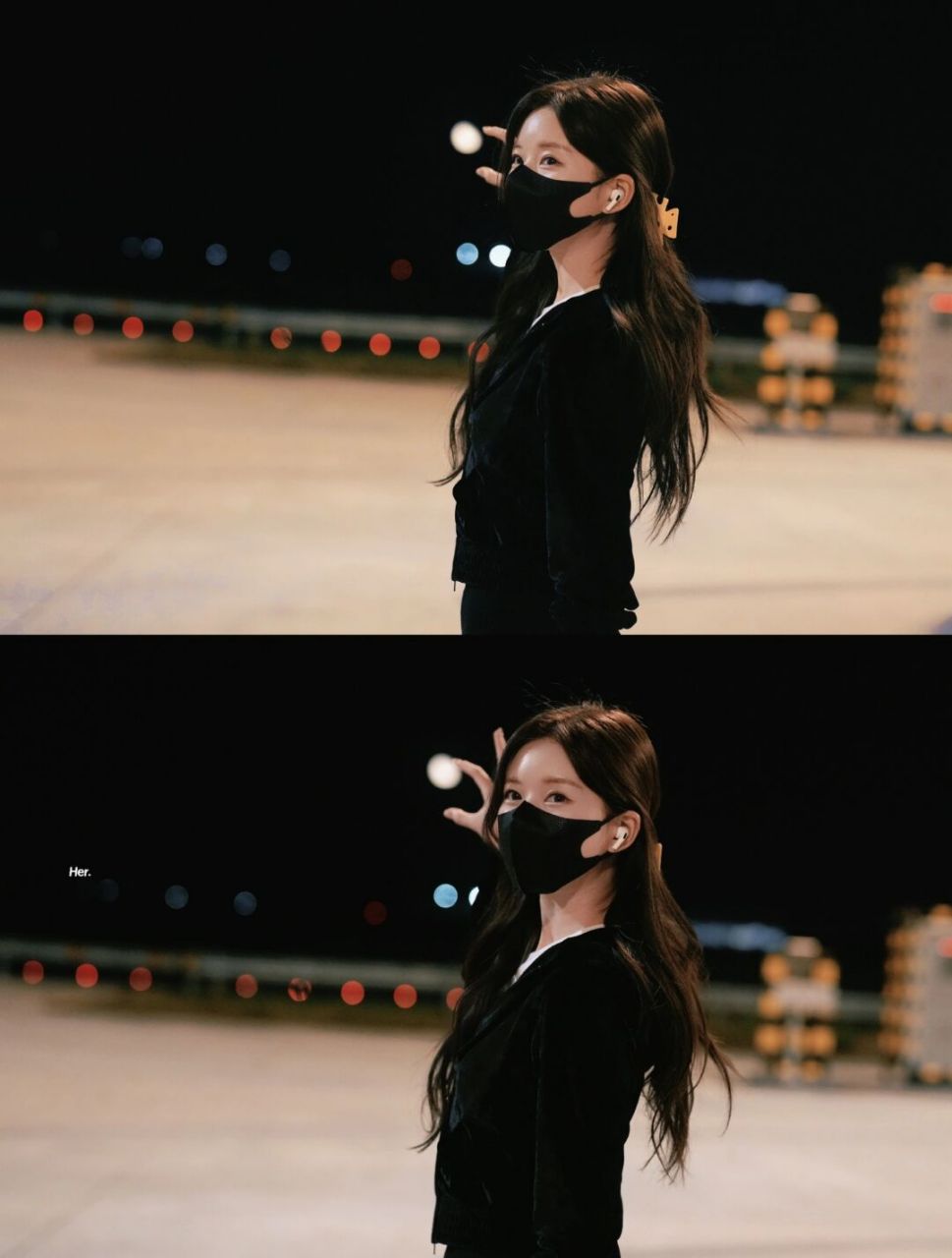 赵露思深夜机场私服,露思真的是爱马人士,真的很爱拎爱马仕!