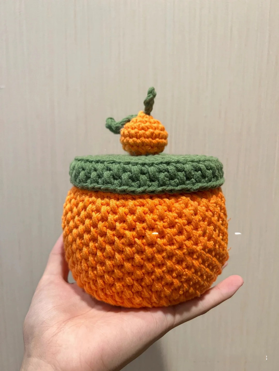 钩针/橘子92收纳盒图解 图片图解出自.