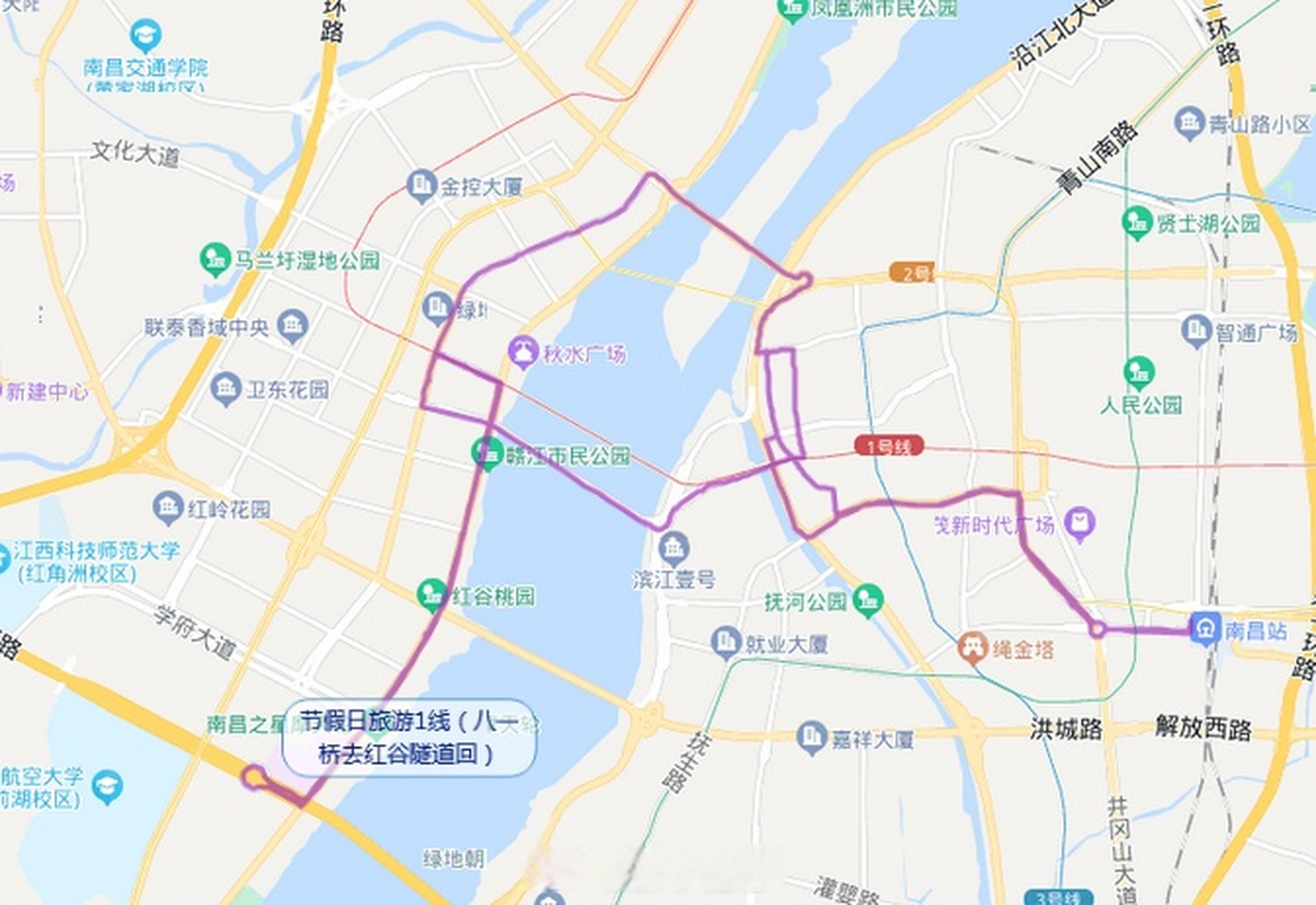 【南昌今天开通#网红打卡铛铛车#】@都市现场 记者从南昌公交集团了解
