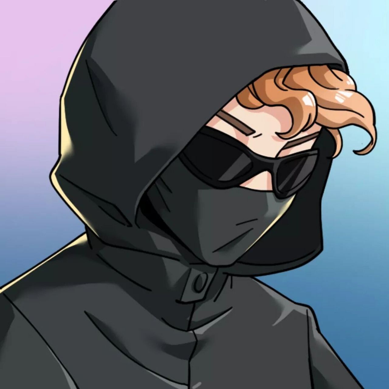 口袋神探头像之~黑雨衣大盗