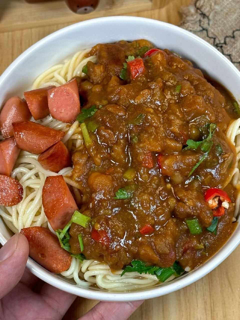 一口气能炫三大碗的土豆泥拌面90巨巨好吃!