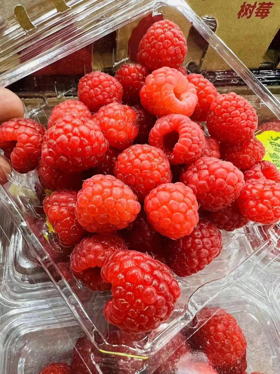 舌尖上的美味～酸酸甜甜的怡颗莓树莓 树莓中含有丰富的水杨酸,营养