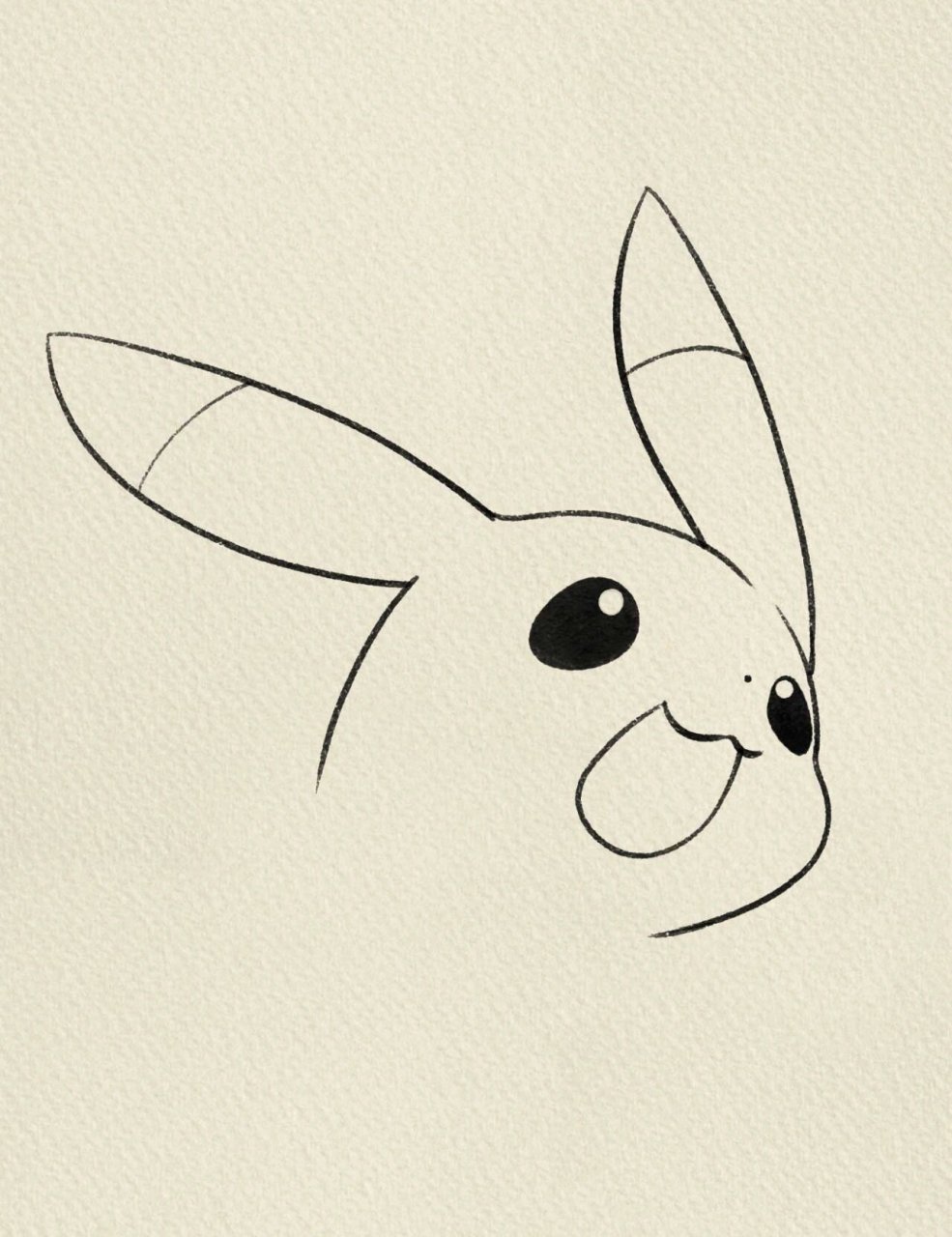 皮卡丘简笔画‖(83)