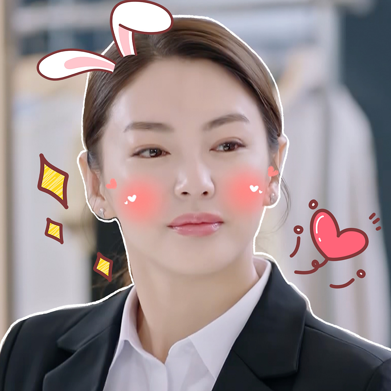 【繁华茶歇】#繁华似锦# 送上一组狼兔萌化表情包,速来前排签收呀!