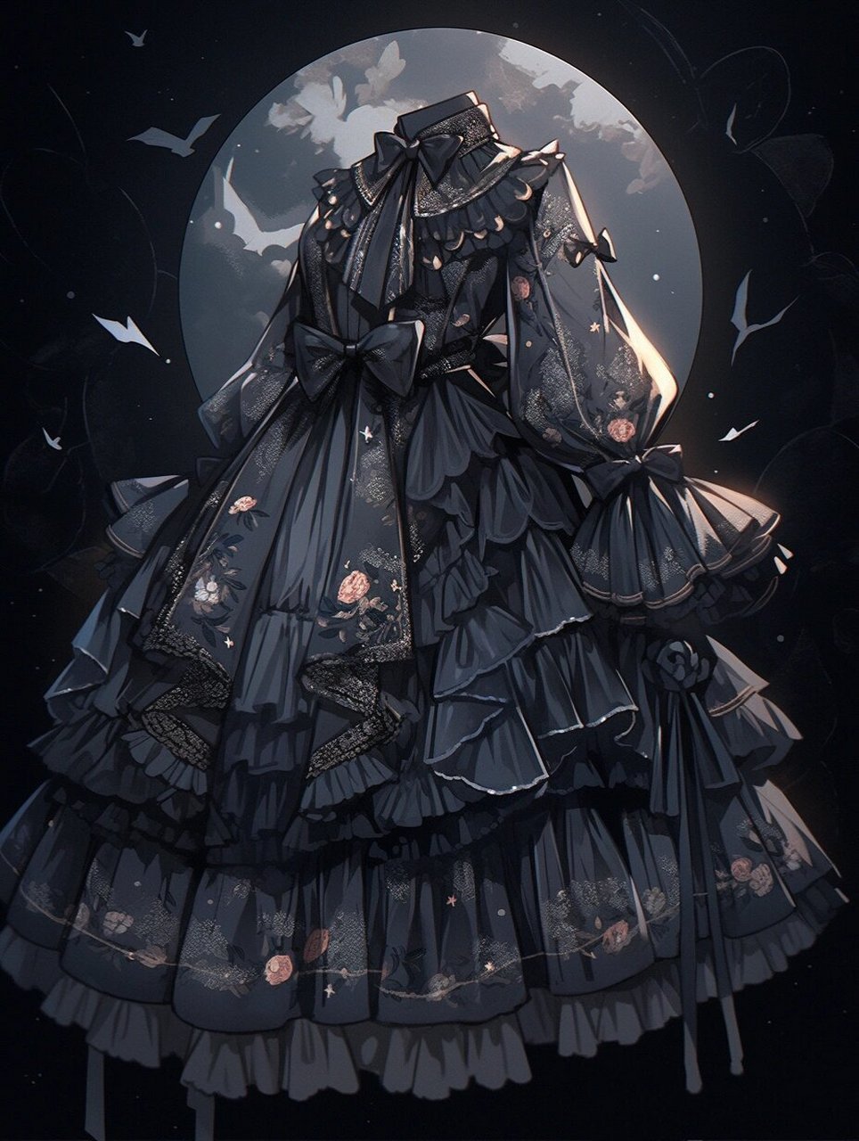 哥特式夜礼服🌙✨✟ 上期哥特洛丽塔很多人喜欢～所以再更一期