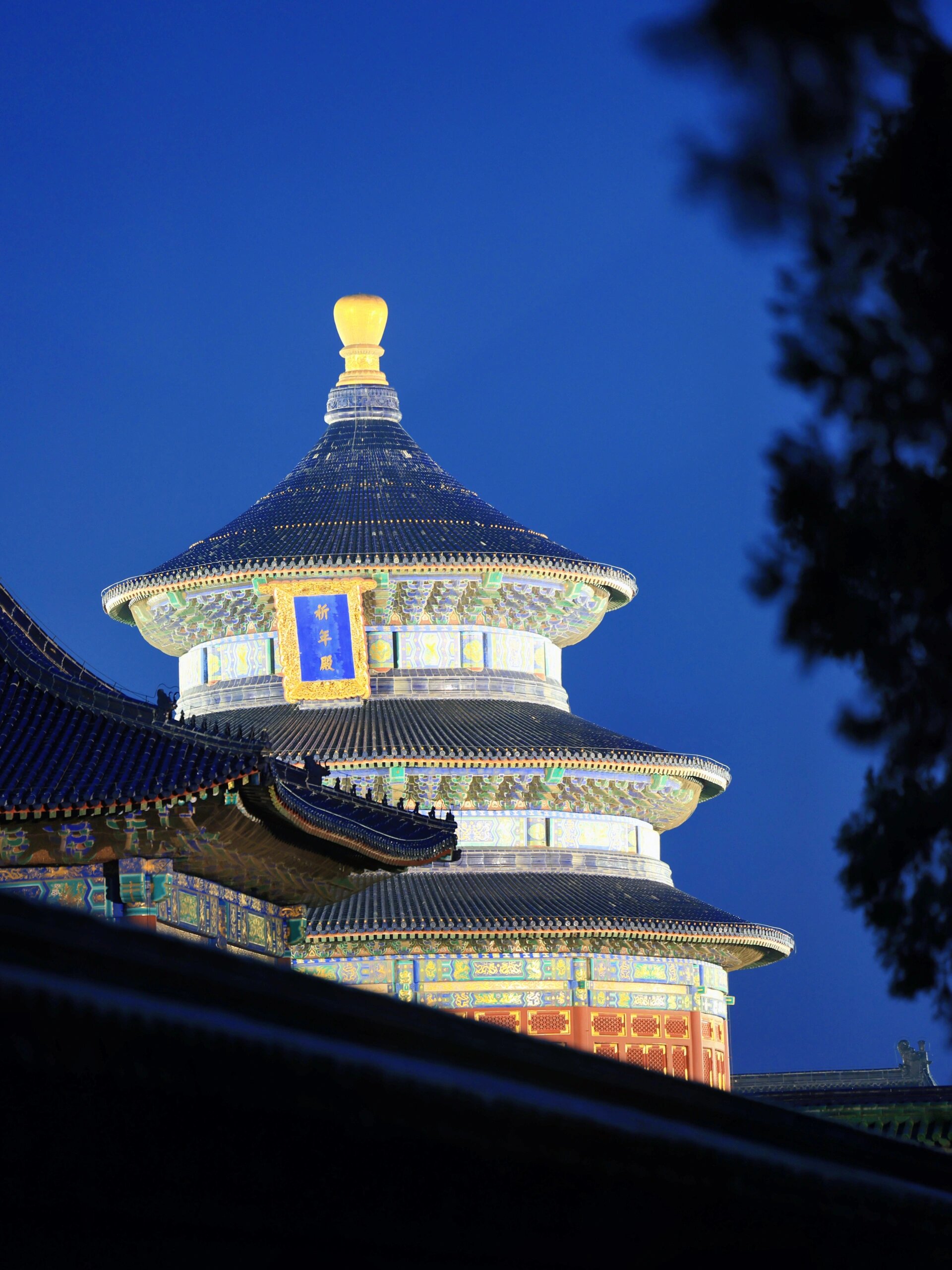 北京天坛公园|夜晚一定要看一次亮灯祈年殿