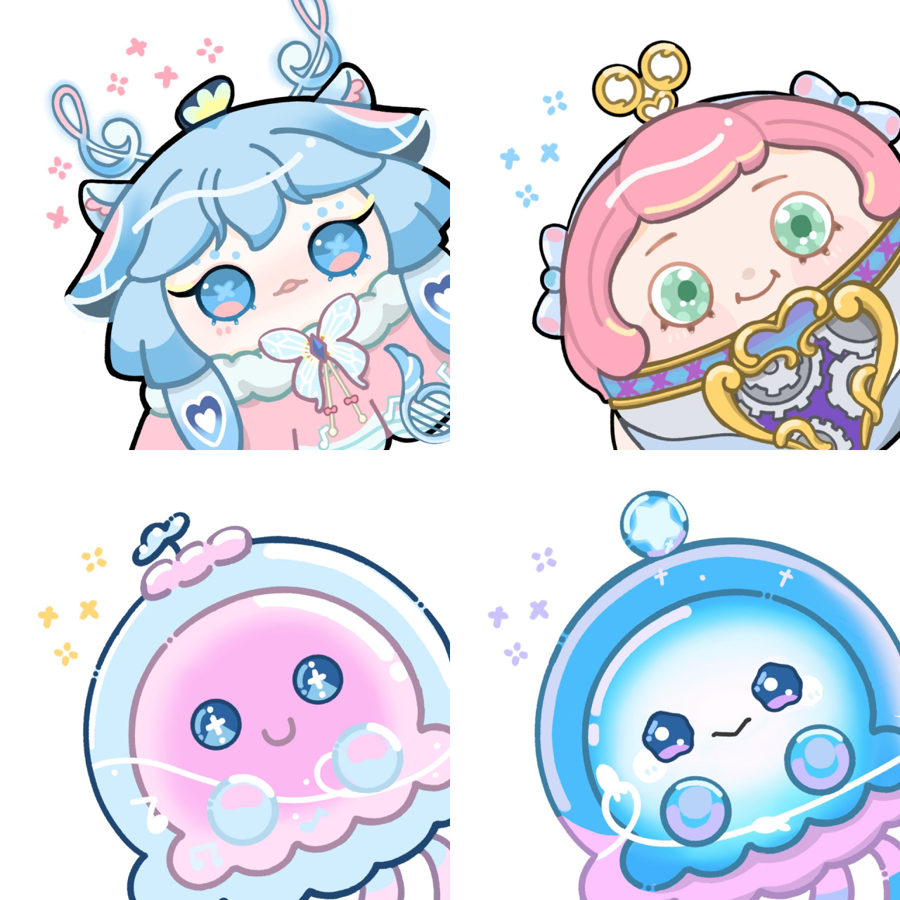 板绘蛋仔系列|新赛季头像全系列～ 把新赛季头像终