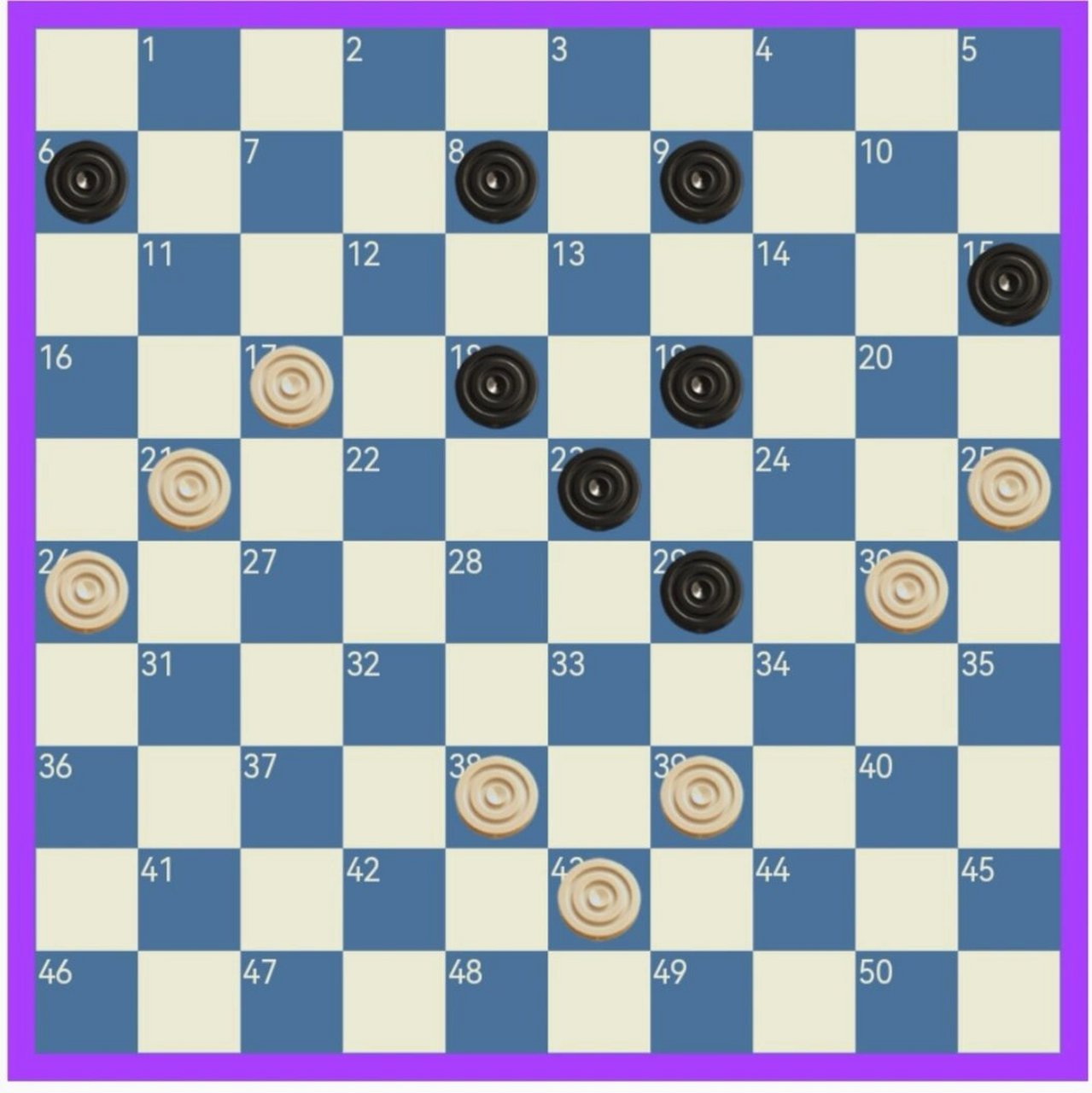 学习国际跳棋杂谈 最近开始学国际跳棋了.