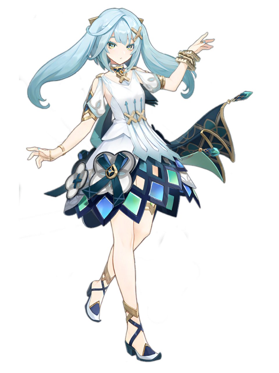 【原神角色立绘白底(透明底)素材】第一期 原神角色立绘白底(透明底)