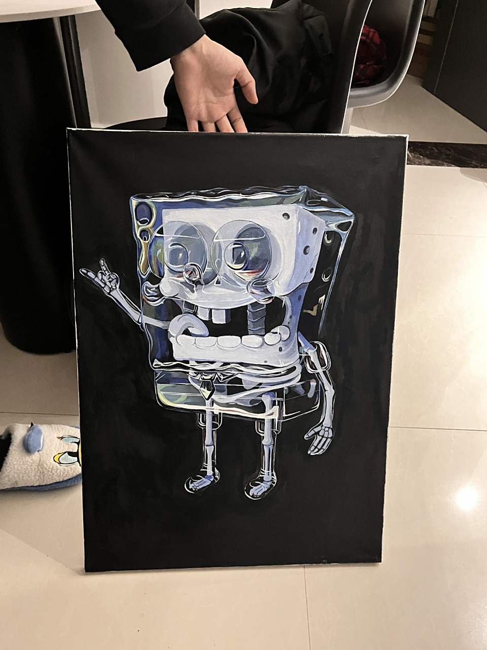 暗黑系列的海绵宝宝 这个海绵宝宝有点露骨