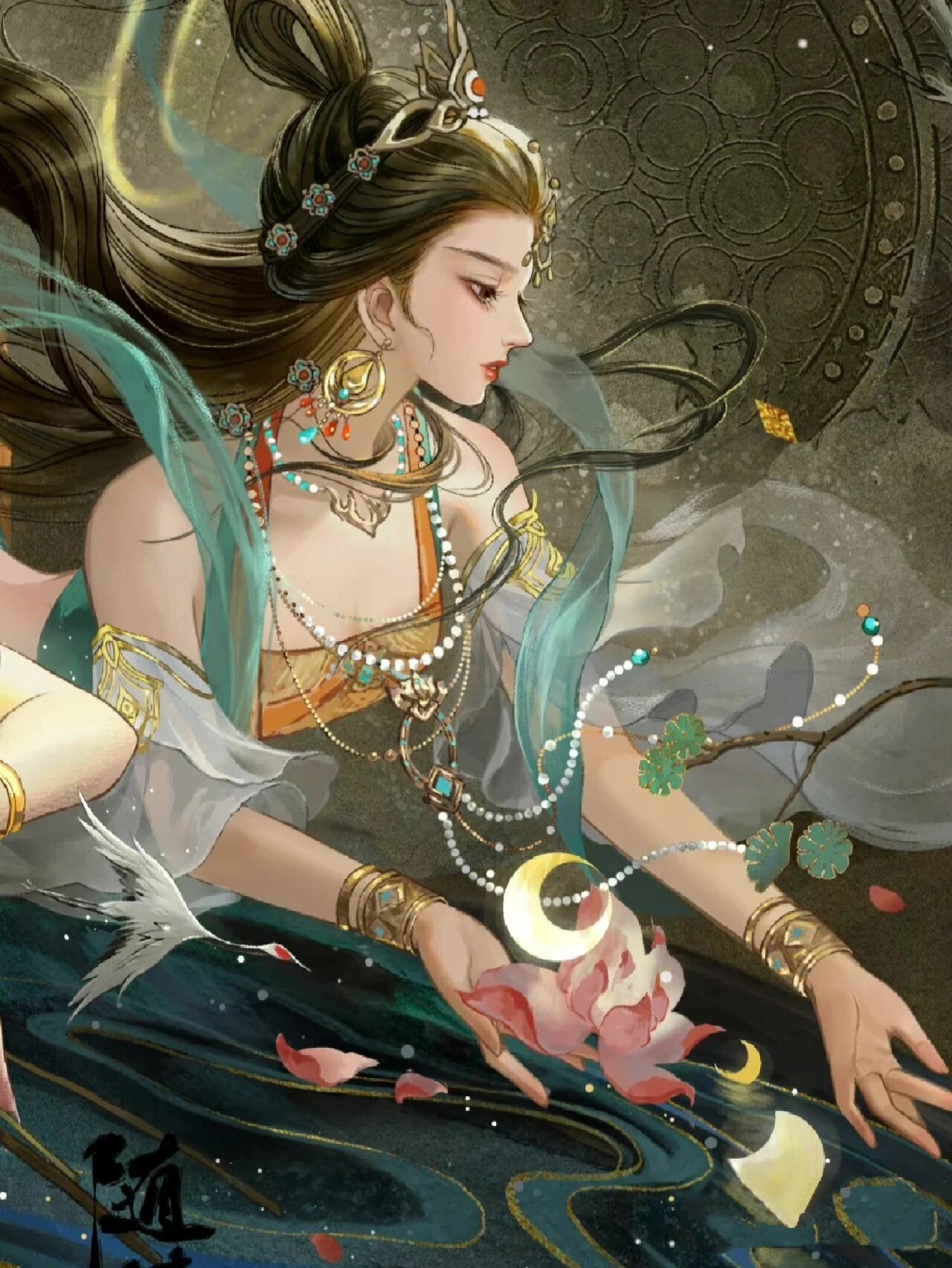 古风古装女生插画动漫卡通手绘好看图片分享