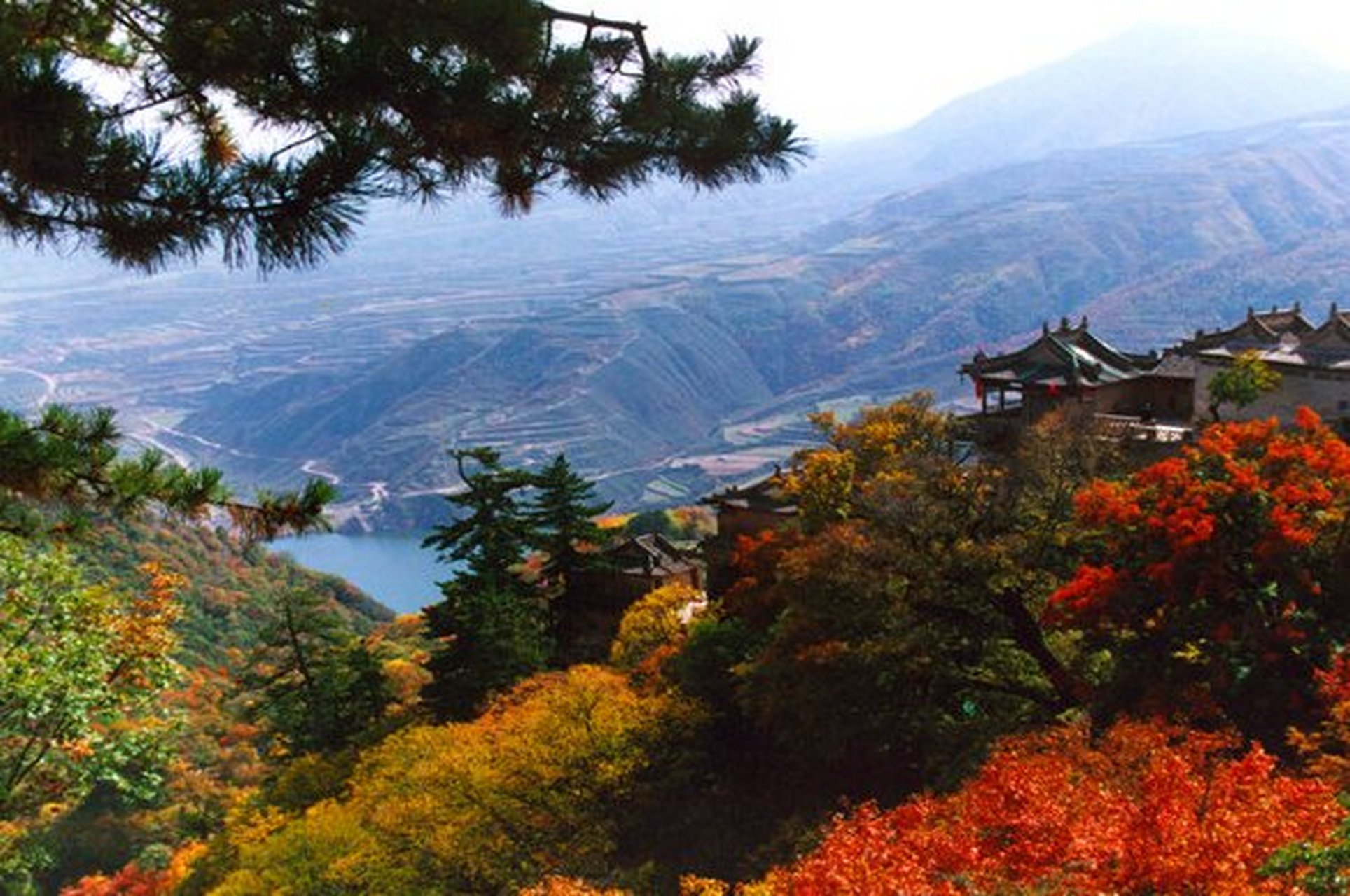 平凉崆峒山秋天的景色图片