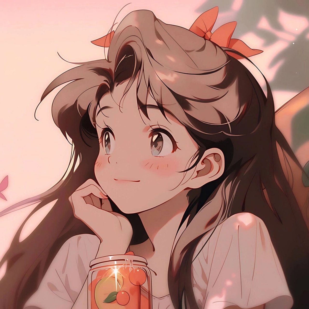 治愈微笑女孩头像