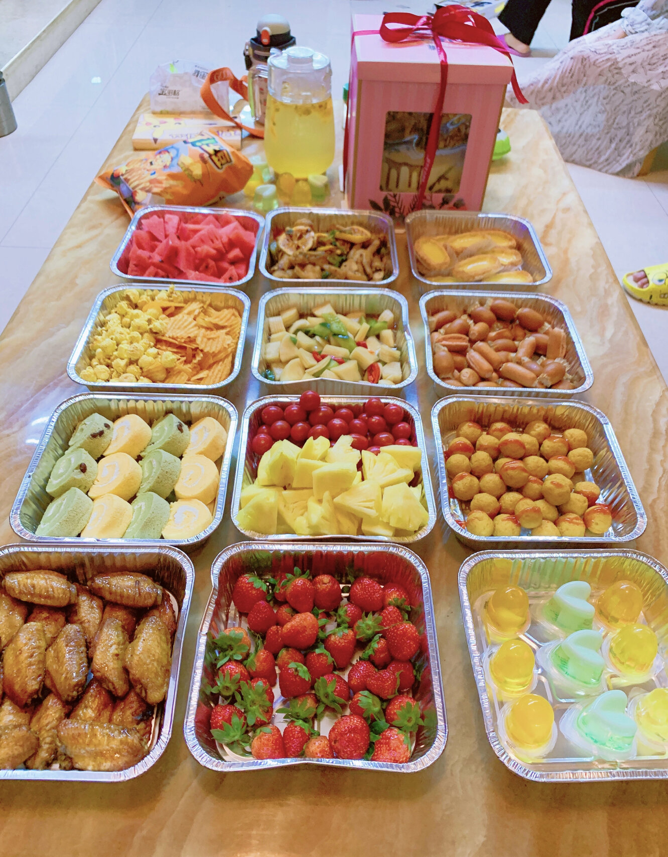 生日聚会小吃简单好看的聚餐食物