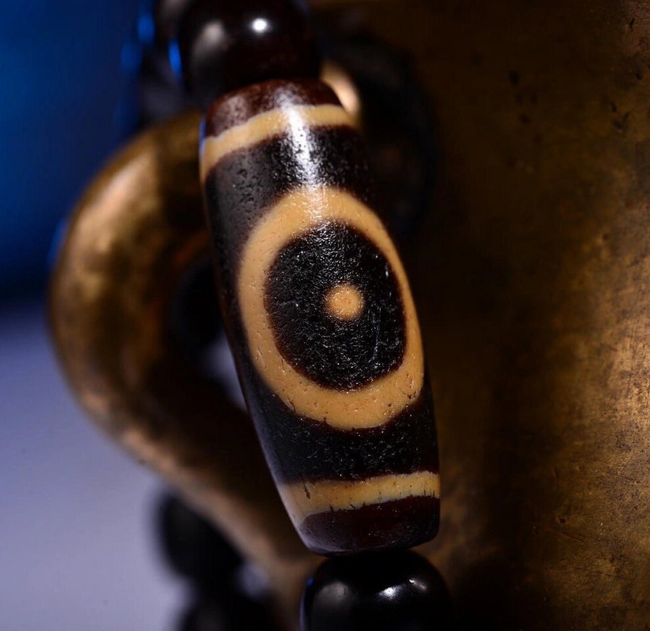 千年至纯牙黄星辰天地老天珠