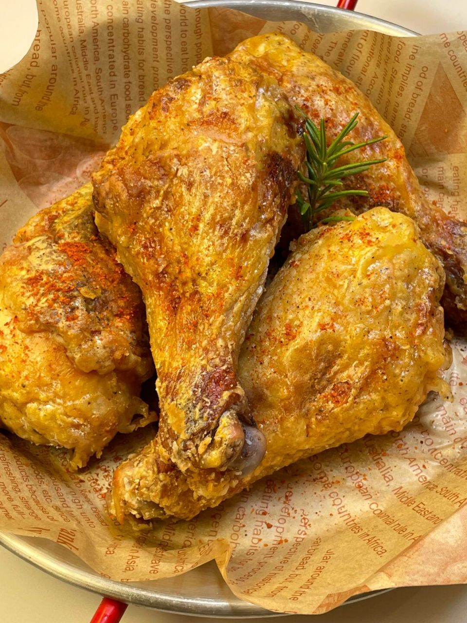 完美复刻吮指原味鸡腿95 金黄酥脆的外壳!肉质鲜嫩多汁!