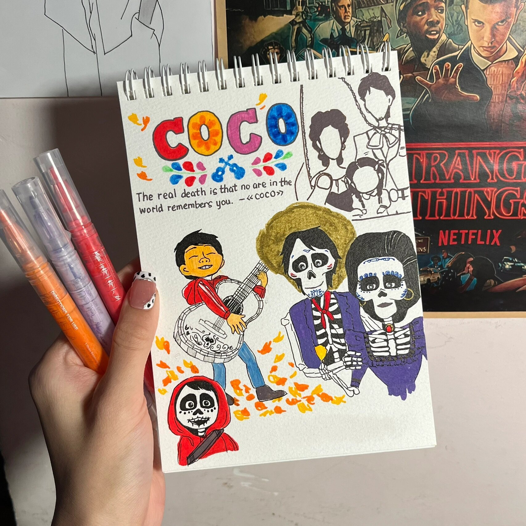 merina手绘//皮克斯《寻梦环游记