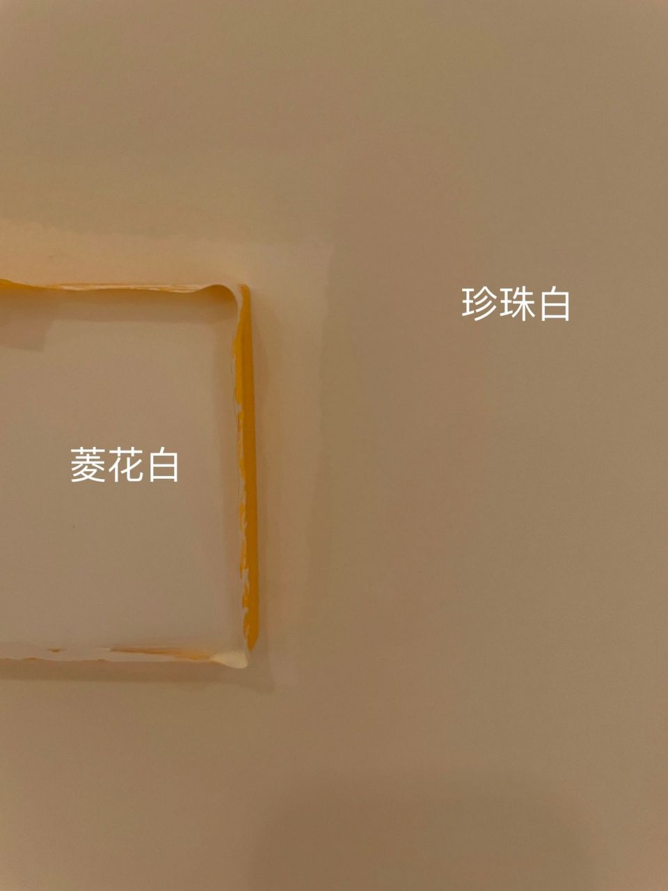 一点建议 纠结珍珠白和菱花白的姐妹 一直听闻网友说菱花白有质感