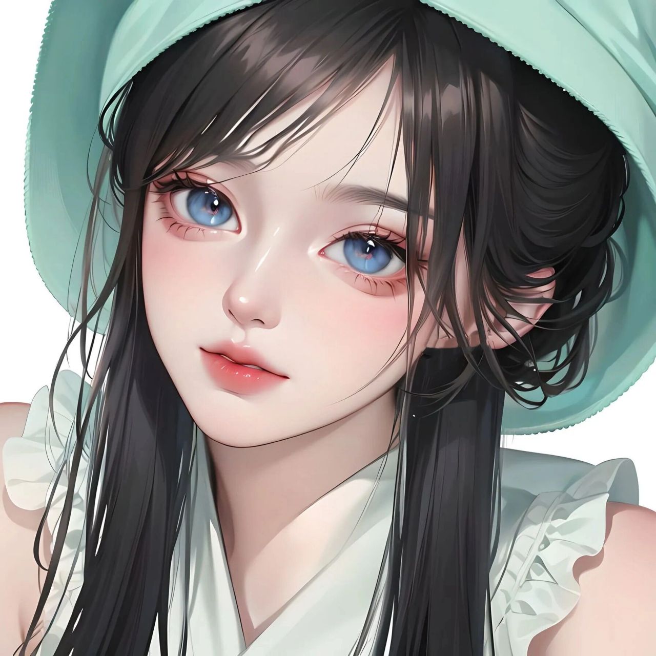 黑发少女 头像 更新一期黑发妹妹头像! 	 这组真的超爱