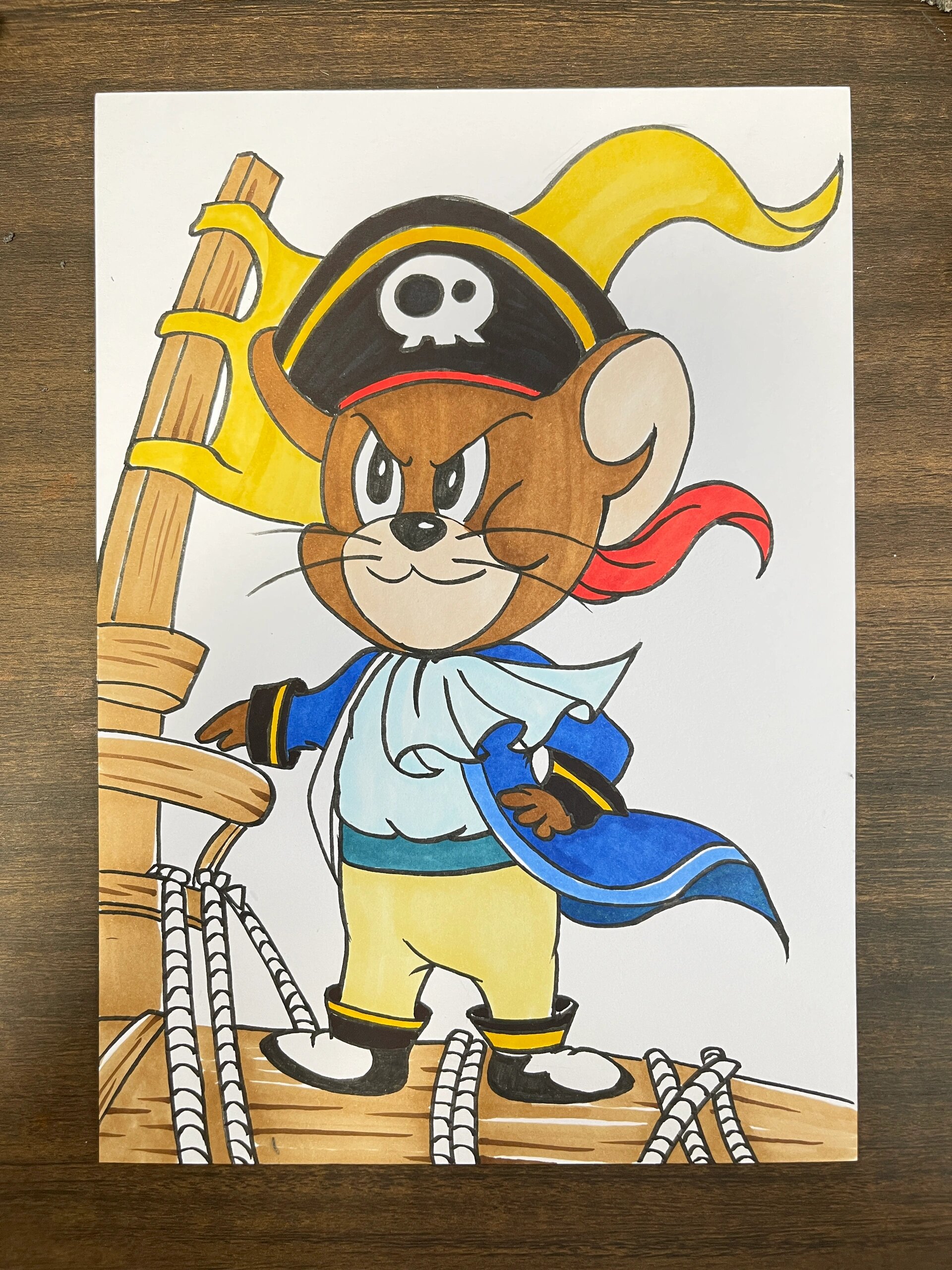 杰瑞(猫和老鼠)系列教程|马克笔