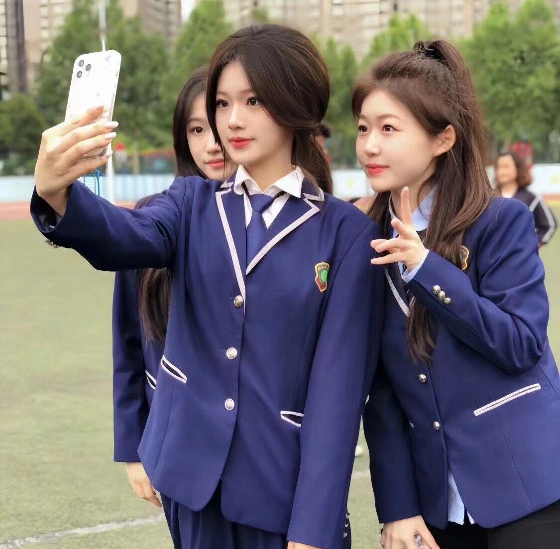 西安中学校服大赏0399 大学快开学了 还有些许舍不得