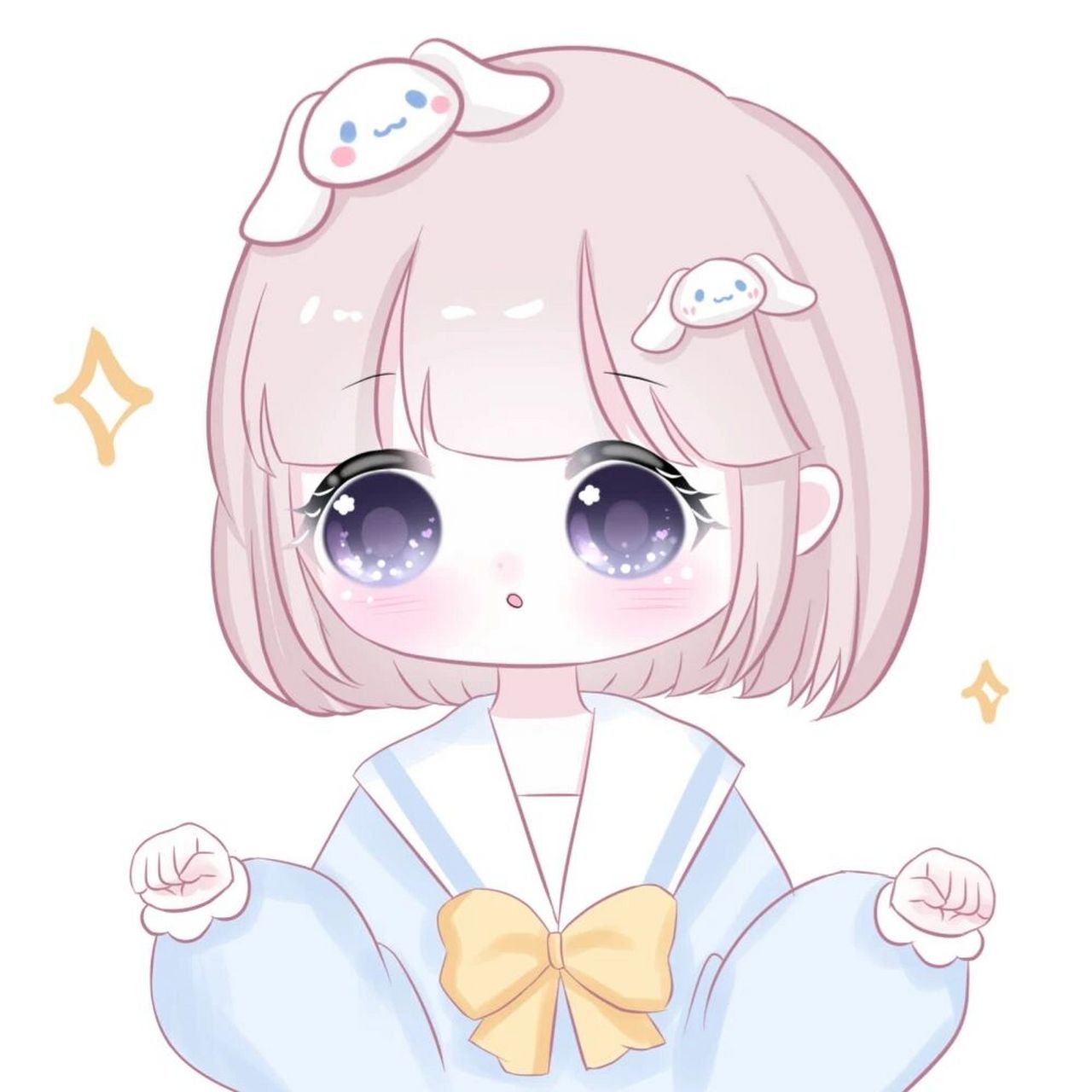 可爱学生党头像 二次元头像 敲几可奈